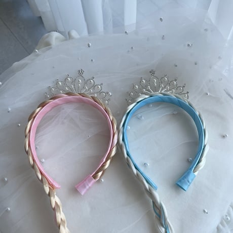 [予約] Jewelry crown long hairband