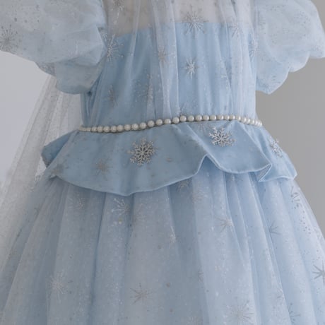 [予約] Snowflake Glitter Princess Dress