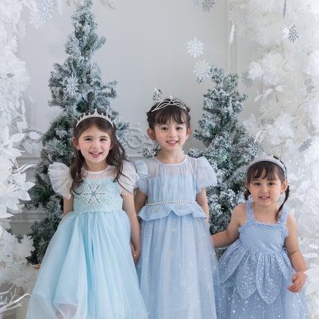 [予約] Snowflake Glitter Princess Dress
