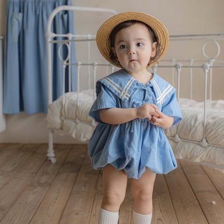 [予約] Mare Sailor Suit (Bebe) / OREN by Hibyebebe