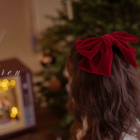 [予約] Noel Big Ribbon Pin / OREN by Hibyebebe