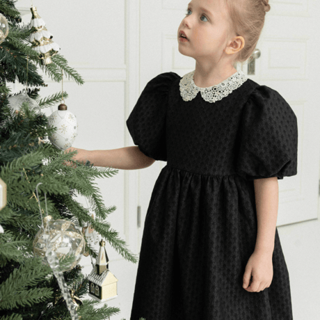 [即納] Nua lace dress /moitoinous   ( 110, 120_size のみ）