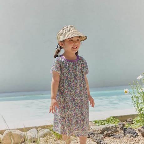 [予約] Rosie pleated dress / OREN by Hibyebebe