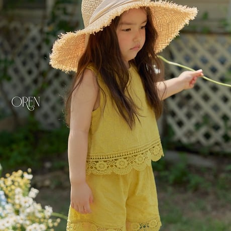 [予約] Siero sleeveless set / OREN by Hibyebebe