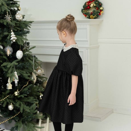 [即納] Nua lace dress /moitoinous   ( 110, 120_size のみ）