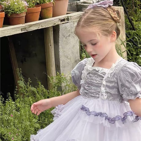 [予約] Lavender Tutu Dress / omoi mignon