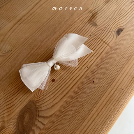 [予約]  Emma brooch /marron