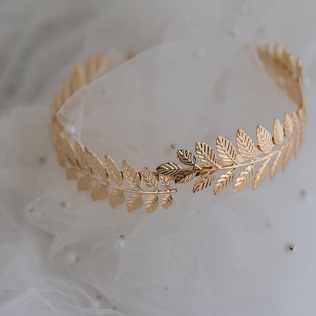 [予約] Golden Leaf Tiara