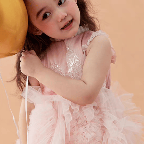 [予約] Pink Fluffy Tulle Dress