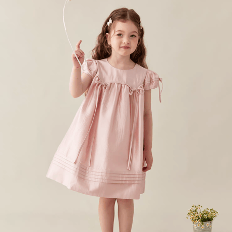 [予約] Little Ribbon Baby Doll Dress