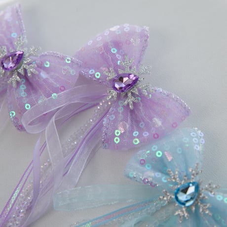 [予約] Jewelry Long Ribbon Hairpin (2 pieces)
