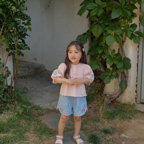 [予約] Rosiel denim pants / OREN by Hibyebebe