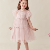 [予約] Powder Pink Tulle Dress