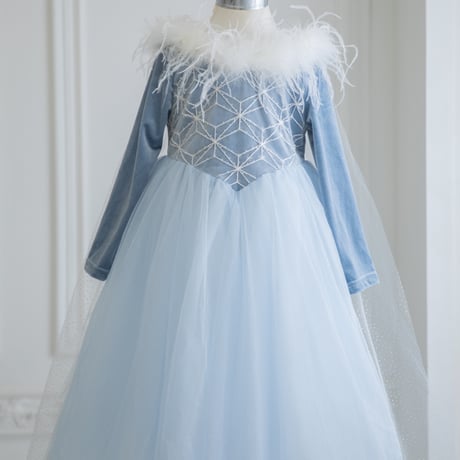 [即納]  snow queen  dress  ( 3, 5_size のみ）