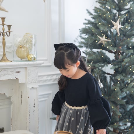 [即納] Elizabeth Christmas dress_Black / Eugenie Candys （M, L _ size のみ）
