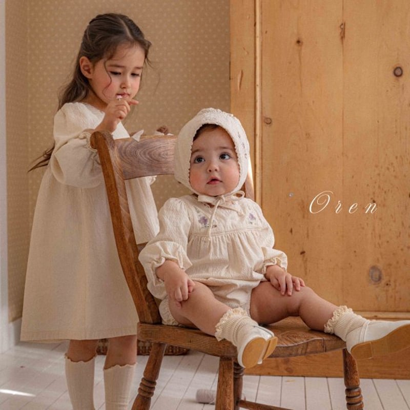 ワンピース Mimiel _OREN Hibyebebe 予約] Emma Suit / OREN by Hibyebebe | Mimiel