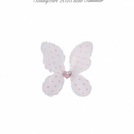 [予約] pink fly tutu dress + Angel wings SET