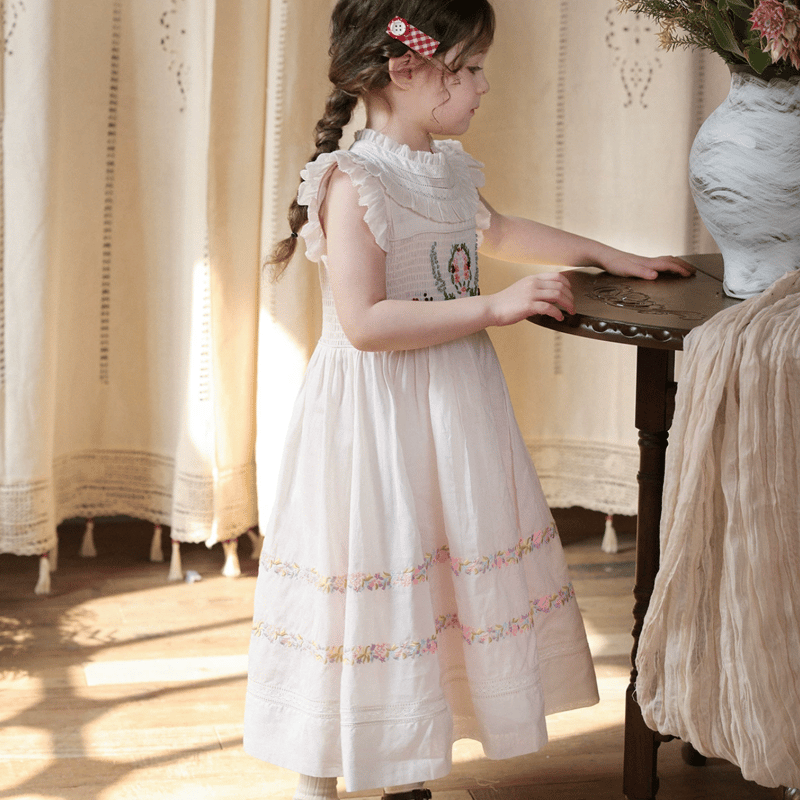 予約] Heirloom Embroidery Dress | Mimiel