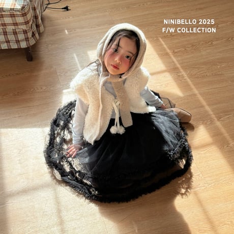 [即納] Rocha Skirt /Ninibello (Ivory XS_のみ)