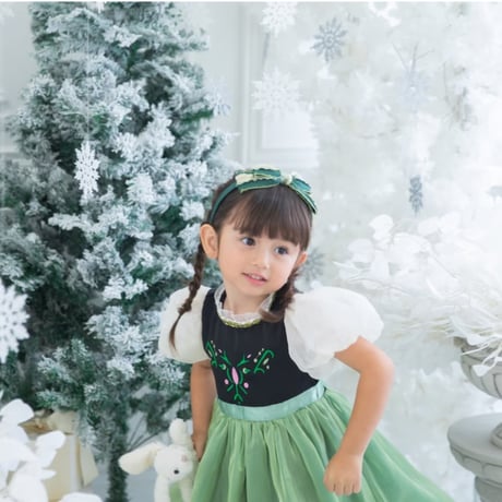 [予約]  princess nordic green dress