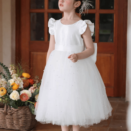 [予約] Angel Wing Pearl Dress