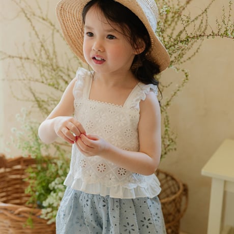[即納] Miel pants / Puella FLO(Mocha 110、Blue 90＿のみ)