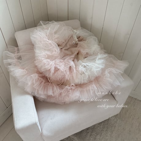 [即納] Rachel Tutu suit/ Monbebe (Peach pink Sのみ)