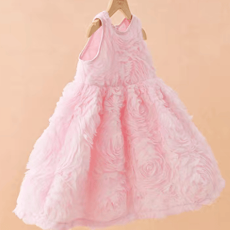 [予約] Pink Rosy Petal Dress