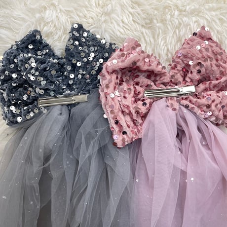 [即納]Princess Spangle ribbon hairpin/Piona