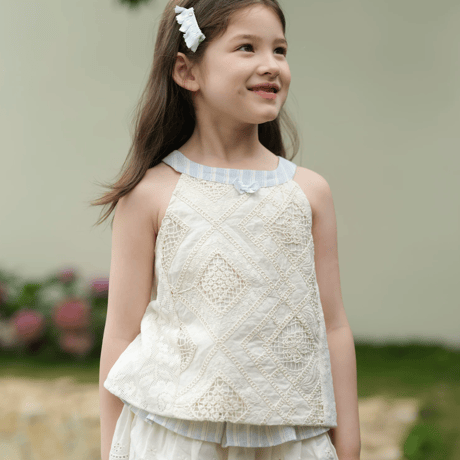 [予約] Ciel Lace Stripe (pants)