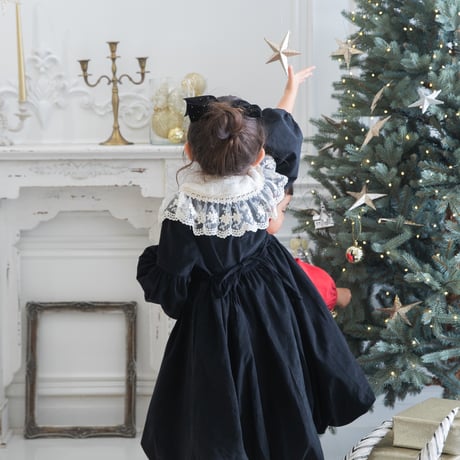 [即納] Elizabeth Christmas dress_Black / Eugenie Candys （M, L _ size のみ）