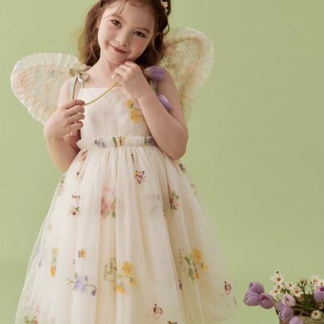 [予約] Butterfly Garden Tulle Dress