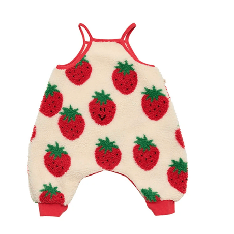 [即納]  Sweet berry rompers