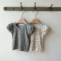 [予約] Puff flower T-shirt / Monbebe