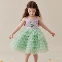 [予約] Mint Sparkle Shell Dress