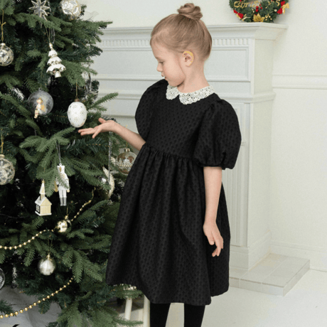 [即納] Nua lace dress /moitoinous   ( 110, 120_size のみ）
