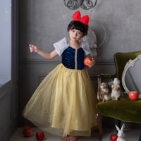 [予約] princess snow white dress+ tiara & stick set