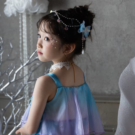 [予約] pearl ribbon seashell hairpin
