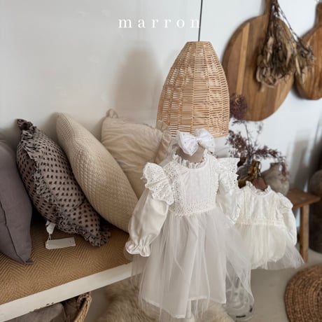 [即納]  Sha dress / marron （XS, S, M_ size のみ）