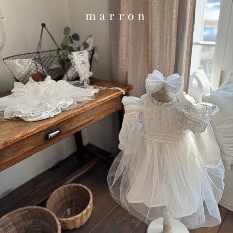 [即納]  Sha dress / marron （XS, S, M_ size のみ）