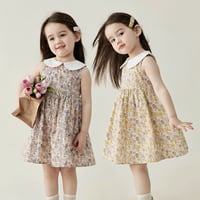 [予約] Petite Fleur Collar Dress