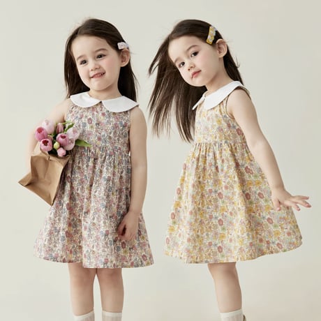[予約] Petite Fleur Collar Dress