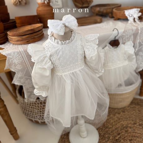 [即納]  Sha dress / marron （XS, S, M_ size のみ）
