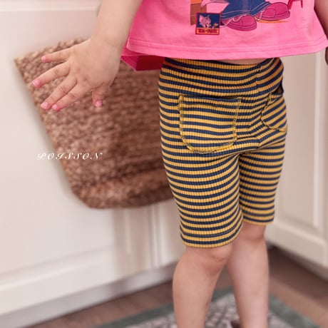 [予約] Striped Leggings / POISSON