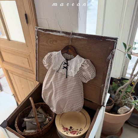 [予約] Apple Suit & Blouse /marron