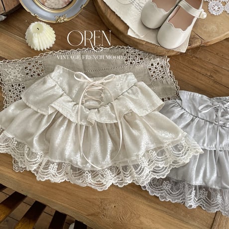 [即納] Bling string skirt/ OREN by Hibyebebe
