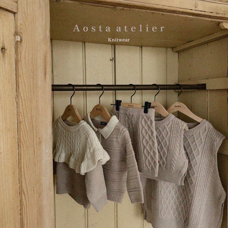 [即納] knit cape-T/Aosta (black M_のみ)