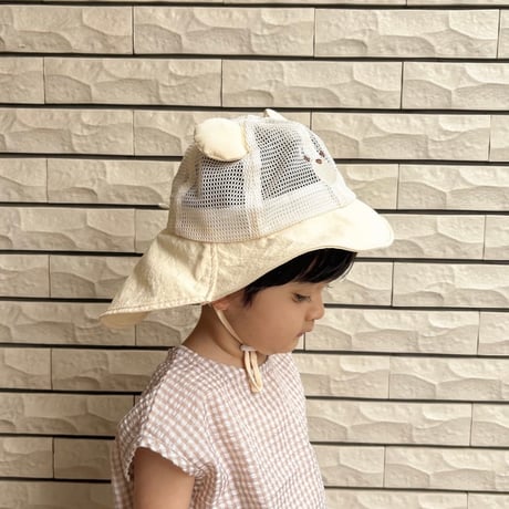 【即納】  sun summer bear hat