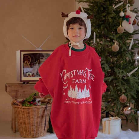 [予約] Christmas fleece MTM (Mom/Daddy) / OREN by Hibyebebe