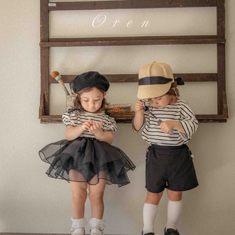 [即納] Madeleine ST set up (Stripe Sのみ) / OREN by Hibyebebe